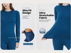 Womens 100  Merino Wool Base Layer Set Winter Warm Ut Crew Top Long Johns Bottom