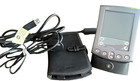 Palm Pilot M505 Handheld Organizer W  Cradle  2 Sd Cards  Case   Tested Working