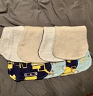4pk Handmade Ultra Soft   Absorbent Flannel Burp Cloths For Baby