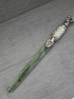 Antique Russian Imperial Silver Enamel Nefrite Letter Opener