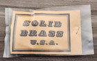 Vintage Sealed Bts 1978 Apple Computer Solid Brass Belt Buckle Made In Usa Rare