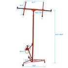 Drywall Lift Panel 13  Hoist Jack Lifter Rolling Caster Wheel Construction Tool