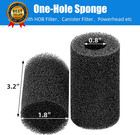 6-pack Pre-filter Sponge For Aquarium Shrimp Fry Fish Tank Filter 0 8    Intake  R