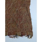 Vintage Traditional Indian  Kashmiri Woven Wool Shawl 107x42in
