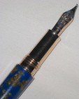 Visconti Caesar Firenze Rose Gold Fountain Pen With 18k Broad Nib