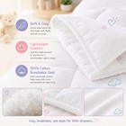 Continental Bedding Toddler Duvet Insert Down Alternative Cotton 33x42 Crib