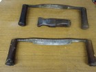 2 Horton   Arnold  Hand Forged Coopers Draw Knifes And Hoop Driver Tool B481