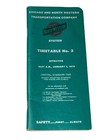 Lot Of 4 1975 76 85 Chicago And North Western Railroad Timetable No  2 Rare