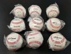 Lot Of 9  Wilson A1015 Nfhs Baseballs Red white black