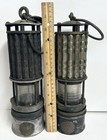 Pair Of Antique Miners Flame Safety Lamp Wolf Safety Co Usa Bureau Of Mines