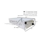 Compact 10 Gallon Rv Water Tank  Under Mount  Ideal For Travel Trailers