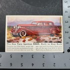 Vintage 1934 Nash Motors  Chicago Worlds Fair Advertisement-two Sided