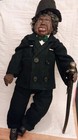 Rare Vntg Black Americana Folk Art Man Doll Suit   Cane Signed Vonnie Staton 23 