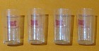 Set Of 4 Vintage Miller High Life Champagne Of Beers 8oz Sampler Glasses