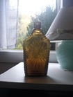 Historical Flask   Gviii-7   Sunburst   Olive Amber   Extremely  Rare   Pint