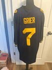 Wv West Virginia Grier Nike Navy College Jersey Size Xxxl