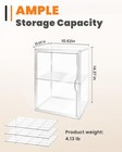 Bread Box large Boxs For Kitchen Countertop - 4 Layers Transparent