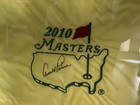 Rare - 2010 Arnold Palmer Autographed Framed Masters Pinflag