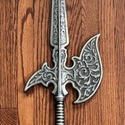 Vtg Halberd Sword Axe Weapon Wall Hanger Cast Iron Made In Japan Ninja D d