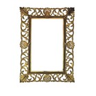 Vintage Brass Ornate Picture Frame Rectangular 16 5  X 12 