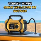 99800mah Air Pump Inflatable Pump Car Jump Starter Power Bank Tire Inflator