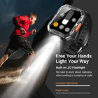 Military Smart Watch Men  call Receive dial  Tactical Fitness Tracker Smartwatch