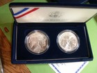 2001 American Buffalo Proof   Uncirculated Commemorative Silver Dollar Coin Set