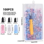 100pcs Tire Repair Rubber Nails Tyre Puncture Repair Screws Kit W  Screwdriver