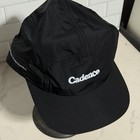 Cadence Hydration 5 Panel Black Running Cycling Hat Buckle Strap New