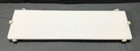 Antique 19  Milk Glass Shelf Cast Iron White Porcelain Brackets Old Vtg 833-25b