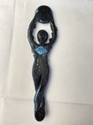 Blue Green Decorative Wand  Floral Vine Design