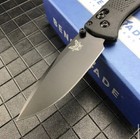 Benchmade 535 Black Bugout Axis Folding Knife 3 24  S30v Satin Plain Blade