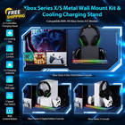Wall Mount With Cooling Charging Stand For Xbox Series X s vertical Dual