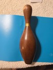 Vintage Unusual Solid Wood Bowling Pin Decorative Item 13-1 2 