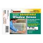 Adjustable Wood Frame Window Screen 45 In X 24 In Tool-free Installation