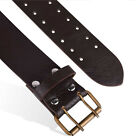 Premium Handmade Genuine Brown Calf Leather Belt Scottish Traditional Kilt Belt