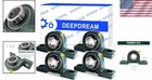 4pcs Pillow Block Bearing 1 5 Inch Chrome Steel Self-aligning Mounts