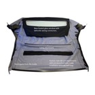 2005-14 Ford Mustang Convertible Soft Top W  Glass Window - Black Sailcloth