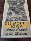 Vintage Des Moines  Iowa Tourism Pamphlet
