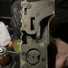 B b b    Co  Artillery Mechanical Bank Cast Iron Collectible Artillery Design