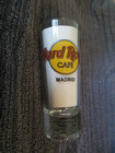 Hard Rock Cafe Madrid 4  Tall Shot Glass Collectible Taiwan