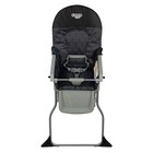 Cosco Kids Noir Dot High Chair Lightweight Portable Comfortable Leg Rest Holder