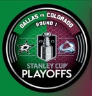 2025 Nhl Stanley Cup Playoffs Puck Round 1 Dallas Stars Vs Colorado Avalanche