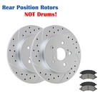 Fit For 1 8l Honda Civic 2006-2011 Front Rear Brake Rotors Pads Drilled Brakes