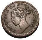 Old Highgrade 1840 Nova Scotia Canada One Penny Token