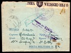 Italy 1943 Wwii Military Folded Mail Letter From The 30th Regiment 11th Company