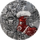 2025 Cameroon Steampunk Santa 2 Oz Antique Finish Silver Coin