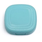 Cute Mini Portable Contact Lens Case Container Kit With Mirror Color Blue