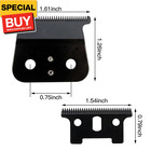 Replacement 2pcs T Blade Fit For Andis T Outliner Trimmer Andis Gtx Trimmer  Bla