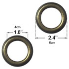 1p Solid Panel Window Bronze Grommet Curtain Room Darkening Foam Lined Blackout 